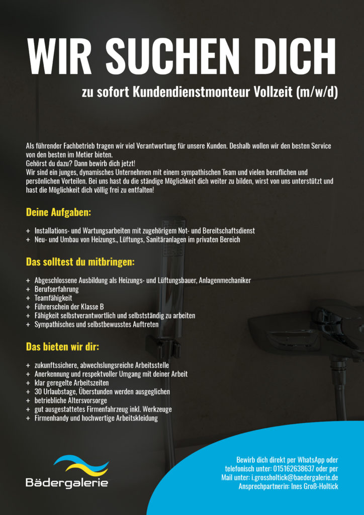 Wir suchen dich! 1 Beitrag